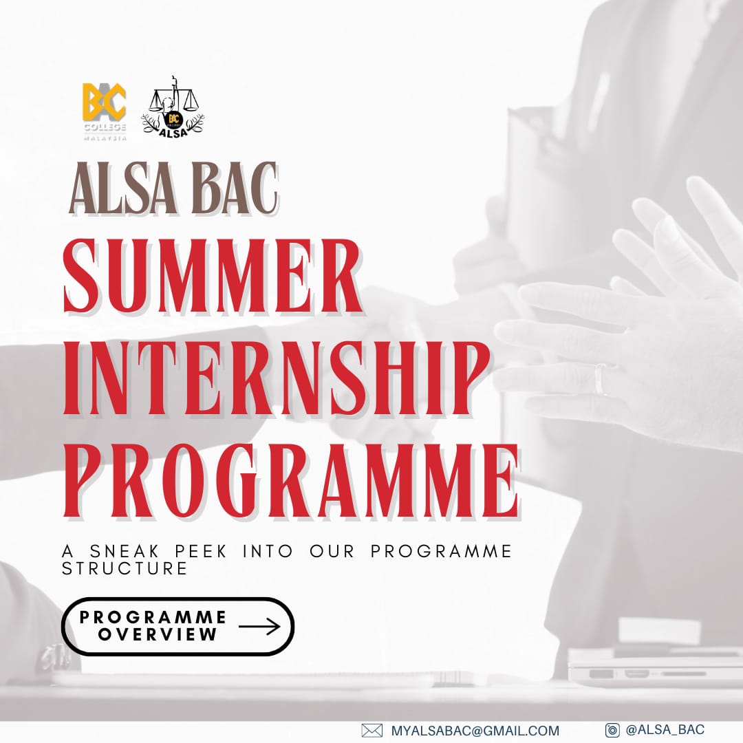 ALSA BAC Summer Internship Programme