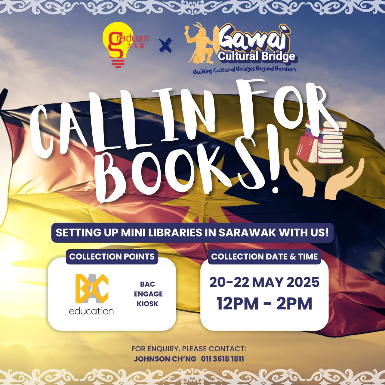 GIVE A BOOK, GROW A LIBRARY!