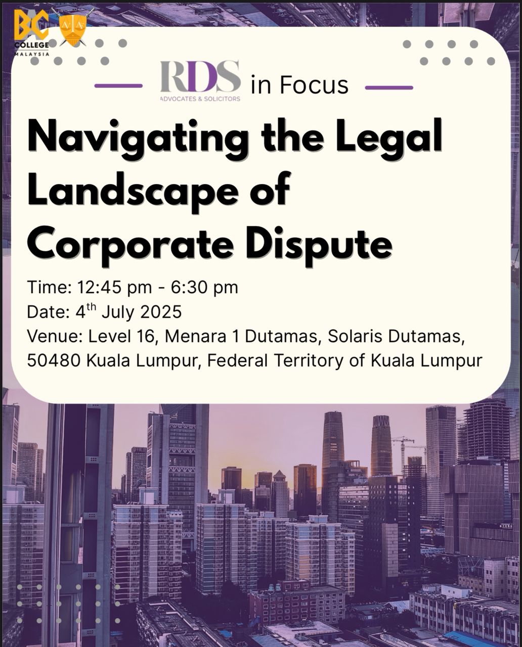 RDS in Focus: Navigating the Legal Landscape of Corporate Dispute