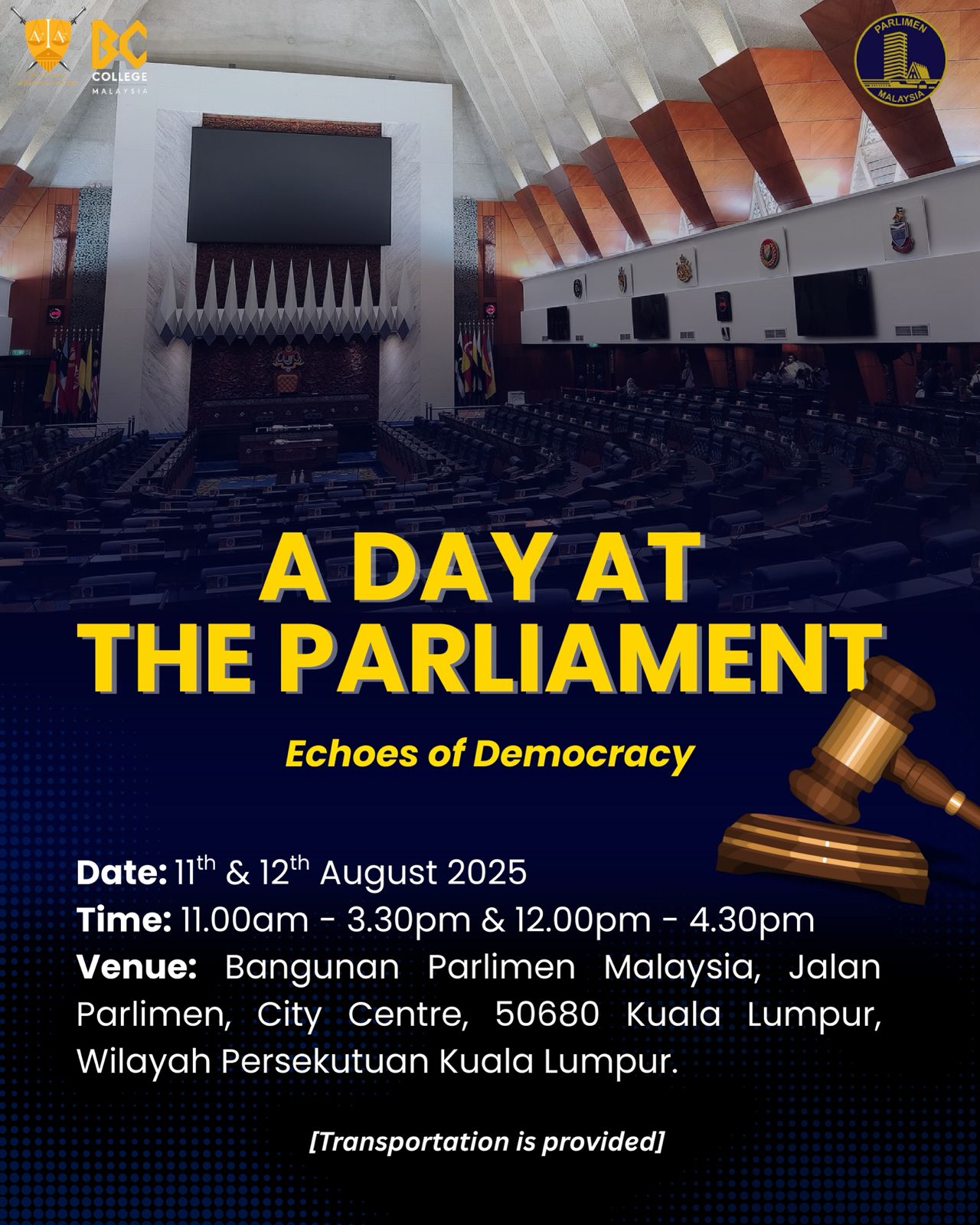 Echoes of Democracy: A Day at Parliament