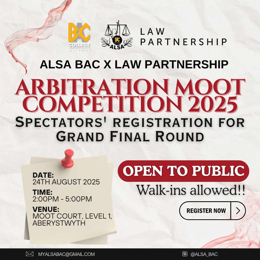 ALSA BAC x LAW Partnership Arbitration Moot Competition 2025