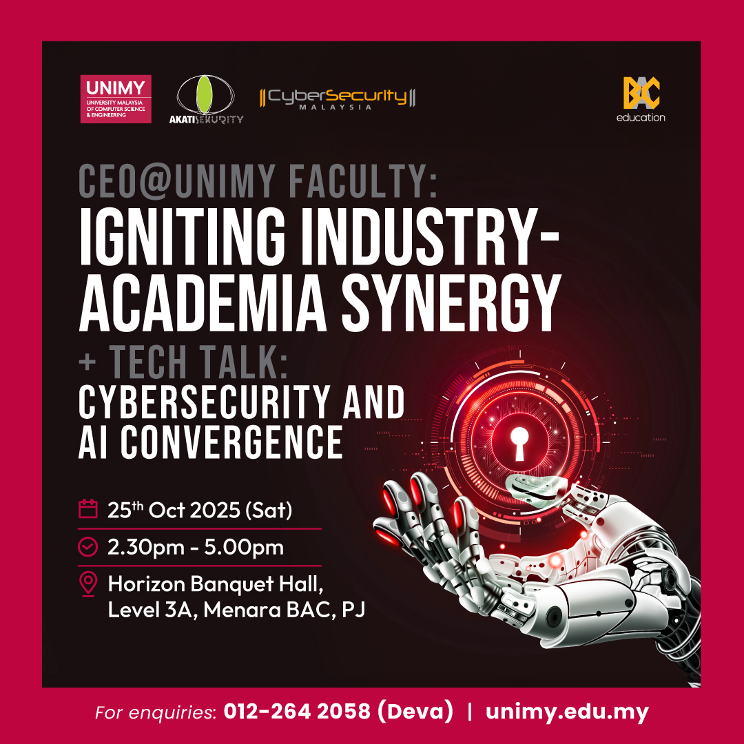 CEO@UNIMY Faculty: Igniting Industry-Academia Synergy