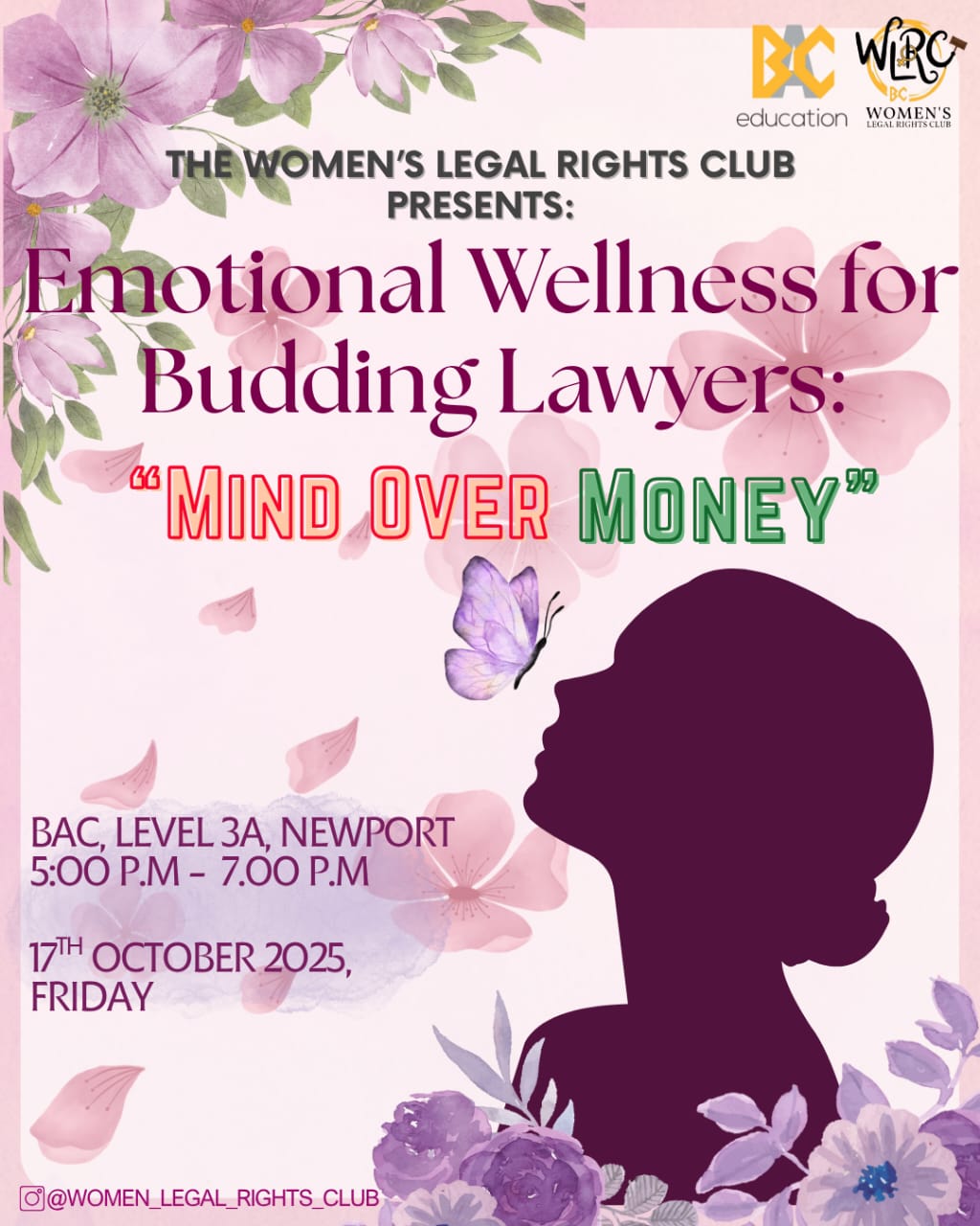 BAC WLRC Mind Over Money: Building Emotional Resilience for Budding Lawyers