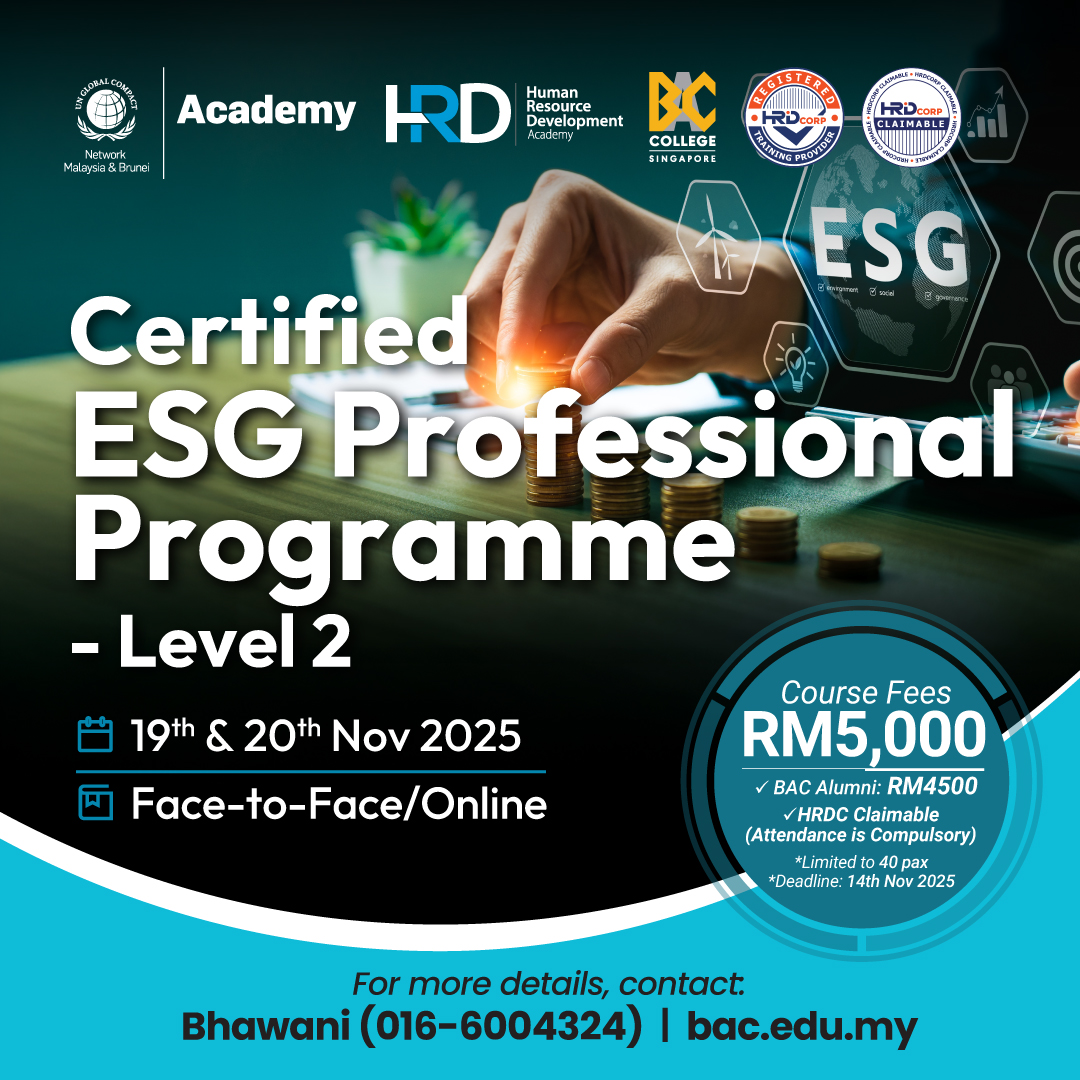 Certified ESG Professional Programme – Level 2