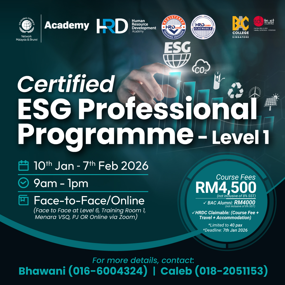 CERTIFIED ESG PROFESSIONAL PROGRAMME